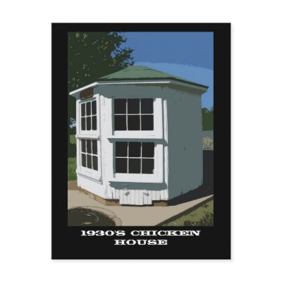 1930schickenhouse, 1930's Chicken House Postcards by jenniekurono