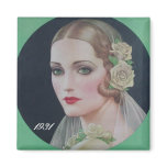 1931 Bride Refrigerator Magnet