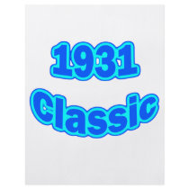 1931 Classic Blue Flyer Design