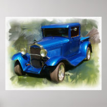 1931 Ford Truck Canvas Art Print
