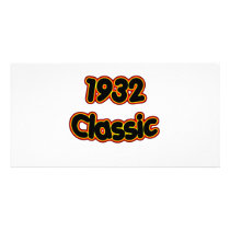 1932 Classic Personalized Photo Card