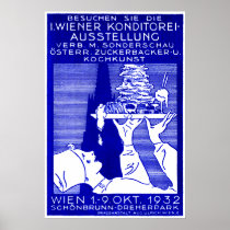 1932 Vienna Bakers Expo Poster