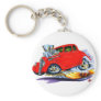 1933-36 Willys Red Car Keychain