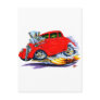 1933-36 Willys Red Car Postcards