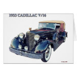 1933 CADILLAC V/16 #2 CARD