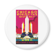 1933 Chicago World Fair Magnets