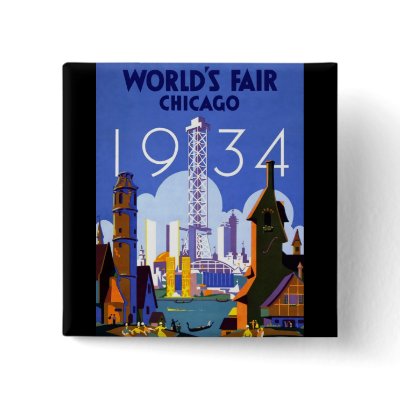 1934 Chicago World's Fair Buttons by tnmpastperfect