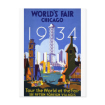 1934 Chicago World's Fair Post Card