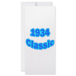 1934 Classic Blue Rack Cards