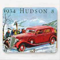 1934 Hudson 8 Vintage Automobile Advertisement Mousepad