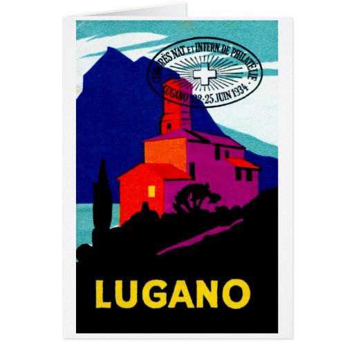 1934 Lugano Philatelic Poster Cards