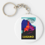 1934 Lugano Philatelic Poster Keychain