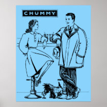 1935 Light Blue Chummy Posters