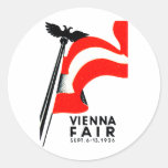 1936 Vienna Fair Poster Sticker