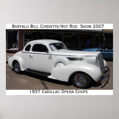 1937 Cadillac Opera Coupe Print by wksimages