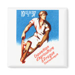1937 Prague Poster Magnets