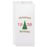 1938 Christmas Birthday