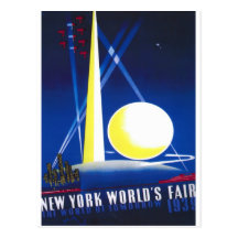 1939 New York World Fair Postcard