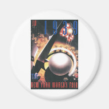 1939 New York World Fair Refrigerator Magnets