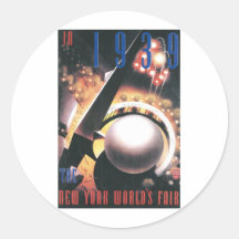 1939 New York World Fair Stickers