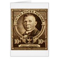 1940 Booker T. Washington Stamp Greeting Cards