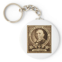1940 Booker T. Washington Stamp Keychain