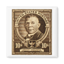 1940 Booker T. Washington Stamp Magnets