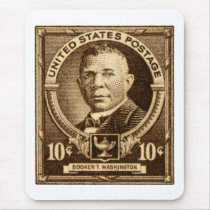 1940 Booker T. Washington Stamp Mousepad