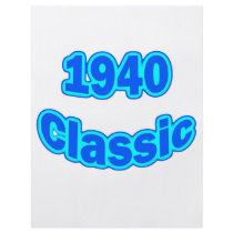 1940 Classic Blue Personalized Flyer