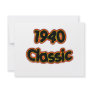 1940 Classic Custom Invitations