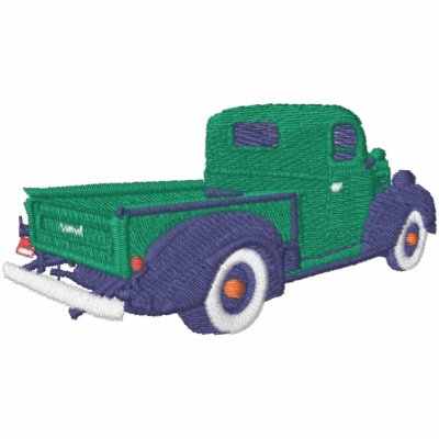 1940 Plymouth Truck Embroidered Polo Shirt by Embroidery_Guy