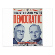 1940 Roosevelt - Truman Postcards