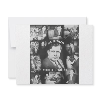 1940 Wendell Willkie Personalized Invites by JustProducts