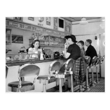 1940s Burger Joint Post Cards