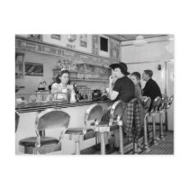 1940s Burger Joint Post Cards