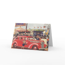 1940's Desoto Greeting Card