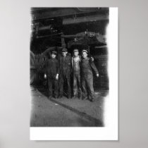 1940's Railroad Workers Print