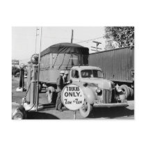 1940s Truck Stop Post Cards