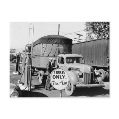 1940s Truck Stop Post Cards by Photoblog