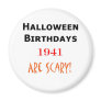 1941 halloween birthday