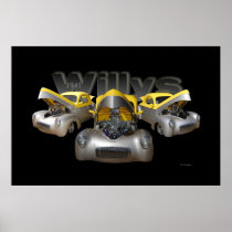 1941 Willys three views Print