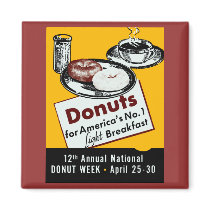 1942 Doughnut Poster