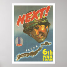 1944 Next! Japan War Poster