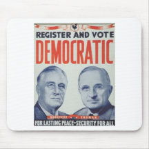 1944 Roosevelt - Truman Mousepad