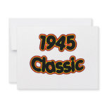 1945 Classic Announcement