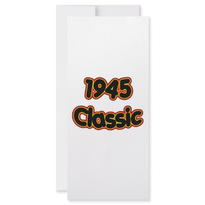 1945 Classic Full Color Rack Card by birthyeardesigns3