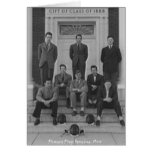 1945 Fencing Team Greeting Card