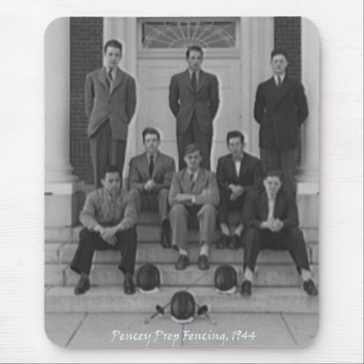 1945 Fencing Team Mouse Pad by Pencey