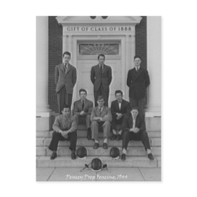 1945 Fencing Team Post Cards by Pencey