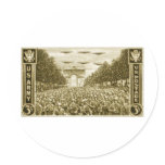 1945 US Troops Under Arc de Triomphe Sticker